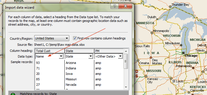 MapPoint Data Type Name
